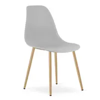 Svetlosivá stolička OSAKA