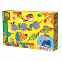 Kreativní sada navlékání zvířátek pomocí korálků