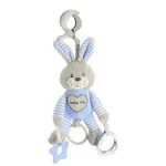 BABY MIX KRÁLÍK Plyšová hračka s vibrací, šedá, velikost