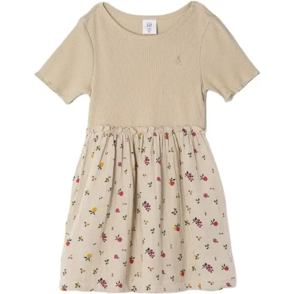 GAP BABY Dievčenské šaty, béžová, veľkosť
