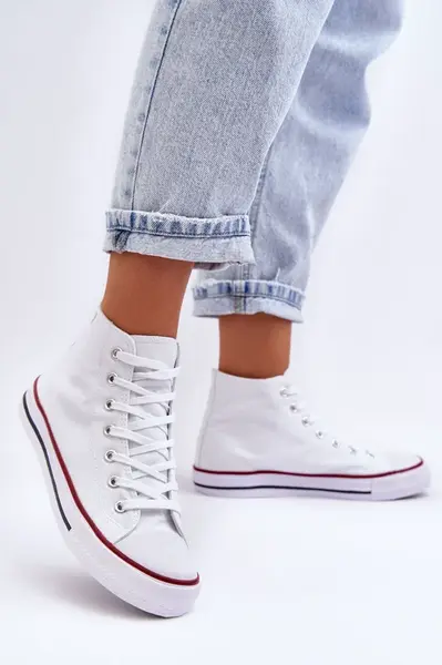 Boto Dámske klasické tenisky High White Remos