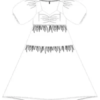 DÁMSKE ŠATY L-SU-4066 BIELE