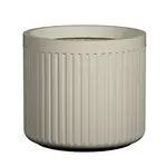 Květináč Turris Low, hedvábně bílá, více velkostí - Pottery Pots Velikost: M - ⌀ 50, v. 45 cm