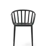 Jídelní židle Venice, matná černá - Kartell