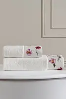 Dárková sada ručník a osuška AMARO, 2 ks Bílá Sada (ručník 50x100cm, osuška 75x150cm)