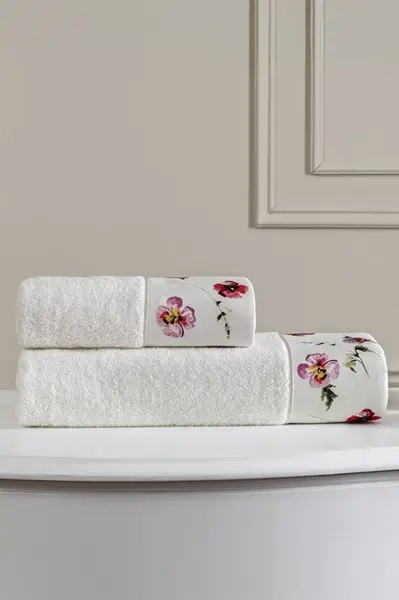 Dárková sada ručník a osuška AMARO, 2 ks Bílá Sada (ručník 50x100cm, osuška 75x150cm)