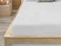 Prostěradlo mikroplyš 90x200 cm bílé