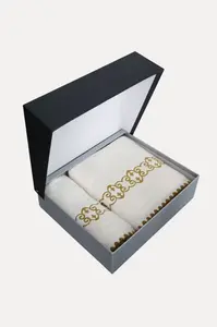 Dárkové balení ručník a osuška MONDRIAN, 2 ks Smetanová