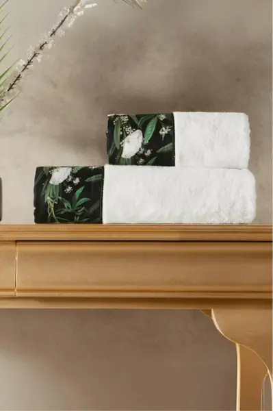 Dárková sada ručník a osuška CALDERON, 2 ks Bílá Sada (ručník 50x100cm, osuška 75x150cm)