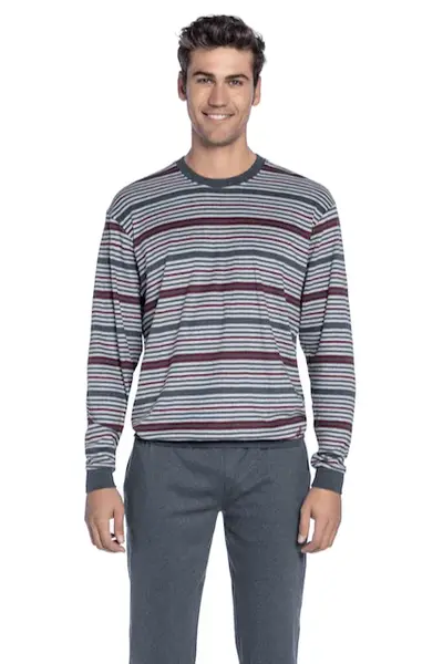 Pánské pyžamo GERARDO XXL Šedá