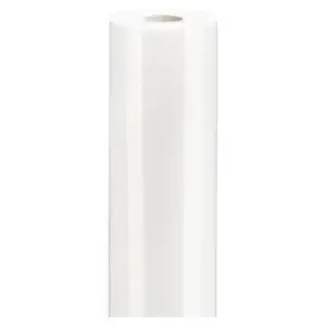 Lesklý dárkový balicí papír, šířka 70cm, délka 25m, bílý