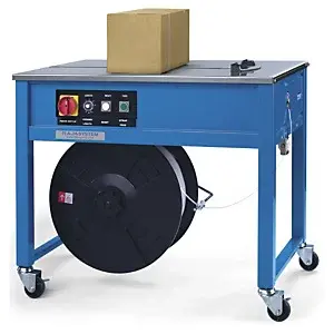 Poloautomatický páskovací stroj 91 x 58,6 x 76 cm