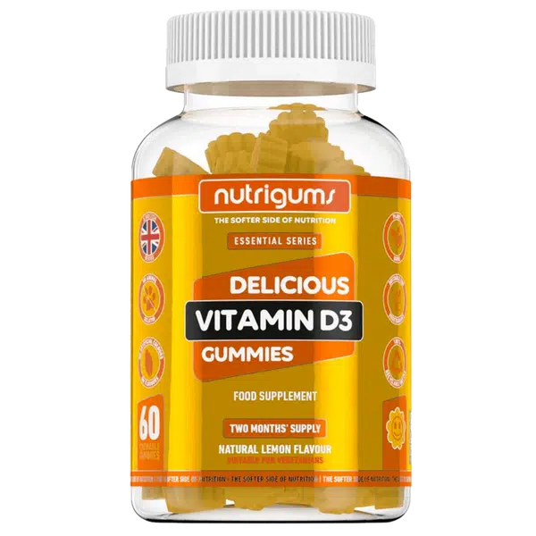 Nutrigums Vitamin D3 60 želé - citron