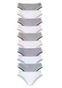 PETITE FLEUR Nohavičky  sivá / biela