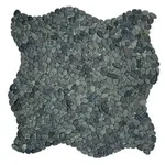 Kamenná mozaika Mosavit Mini pebbles negro 30x30 cm mat PEBBLENE