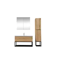 Kúpeľňová zostava s umývadlom SAT B-Way dub mat KSETBWAY10