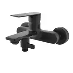 Vaňová batéria RAV SLEZÁK Nil bez sprchového setu 150 mm matná čierna NL154.5CMAT