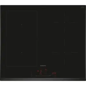 Indukčná varná doska Siemens 60 cm inštalácia na pracovnú dosku bez rámčeka ED651HSB1E