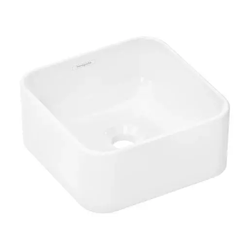 Hansgrohe Xuniva Q umývadlo na dosku 30x30 cm bez otvoru pre batériu, bez prepadu 60167450