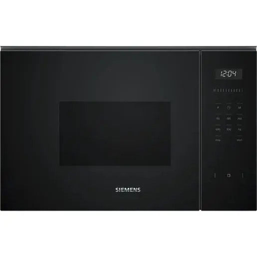 Vstavaná mikrovlnná rúra Siemens čierna BF525LMB1