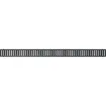 Rošt Alca 65 cm nerez černá mat zebra PURE-650BLACK