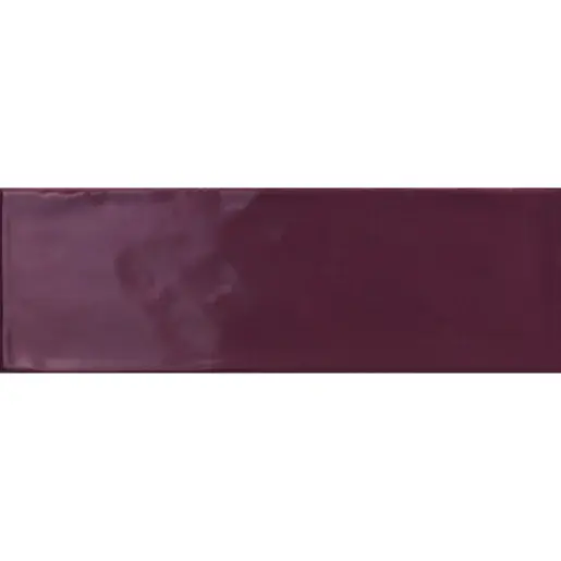 Obklad Ragno Brick glossy purple 10x30 cm lesk BGR4JF