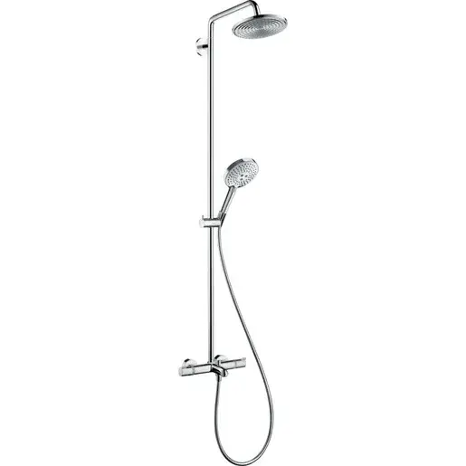 Hansgrohe Raindance S sprchový systém na stěnu s termostatickou batériou chróm 27117000