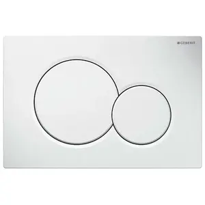 Geberit Sigma01 ovládacie tlačidlo plast biele 115.770.11.5