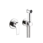 Bidetová batéria Kludi Zenta Sl so sprchovacím setom chróm 489980565