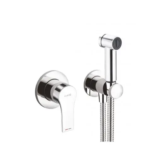 Bidetová batéria Kludi Zenta Sl so sprchovacím setom chróm 489980565