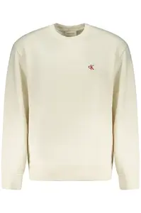 CALVIN KLEIN MEN'S ZIP-UP SWEATSHIRT WHITE