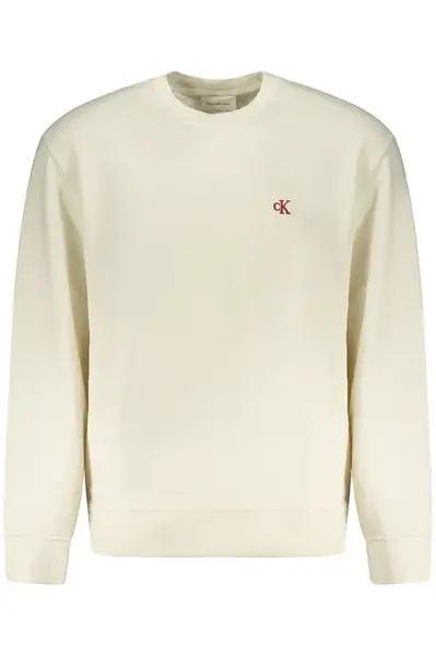 CALVIN KLEIN MEN'S ZIP-UP SWEATSHIRT WHITE
