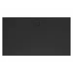 Sprchová vanička obdĺžniková SAT Vision 160x80 cm liaty mramor čierna SATSVVI16080C