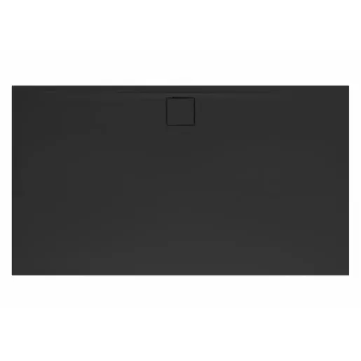 Sprchová vanička obdĺžniková SAT Vision 160x80 cm liaty mramor čierna SATSVVI16080C