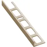 Lišta ukončovací "L" Havos champagne, hliník elox, dĺžka 250 cm, výška hrany 12,5 mm, ALECH12250