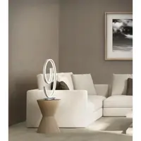 LED stolová lampa Cinque Ciola nikel 577210107