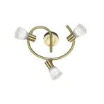 LED bodové osvetlenie Trio Levisto mosadz 871090308