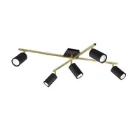 Trio Marley stropné osvetlenie čierna 612400580 TR612400580