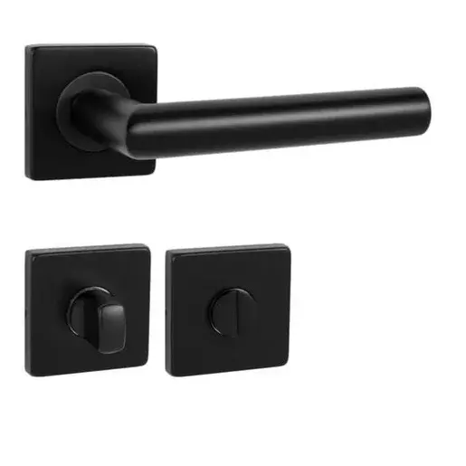 Kľučka Naturel FAVORIT HR čierna WC FAVORITHREBWC