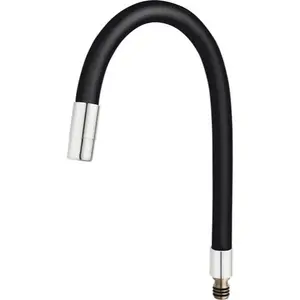 Elastické rameno Novaservis, čierna-chróm W100B