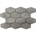 Mozaika Mosavit Hexagonal grey 25x37 cm mat MENO