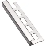 Lišta ukončovací " pravouhlý" Havos pololesk, nerez, dĺžka 250 cm, výška hrany 10 mm, NRZH10250