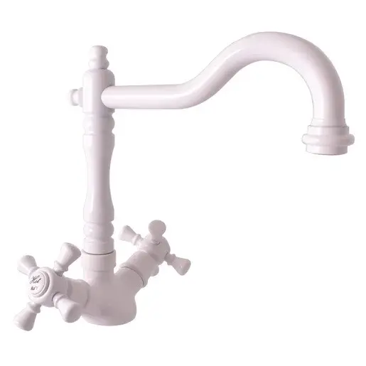 RAV SLEZÁK Morava drezová batéria s otočným ramienkom biela mk320.0/8b MK320.08B