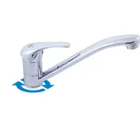 RAV SLEZÁK Sázava drezová batéria s otočným ramienkom chróm SA305.5