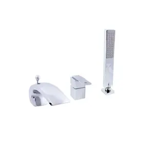 Vaňová batéria RAV Slezák LOIRA so sprchovacím setom chróm LR572.5S