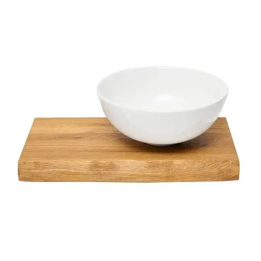 Doska pod umývadlo s umývadlom Naturel Wood 45x4x24 cm dub mat DMDUB45UM