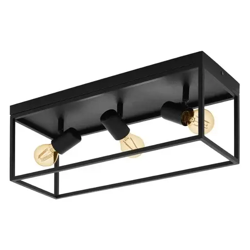 Stropné osvetlenie Eglo SILENTINA čierna 98333