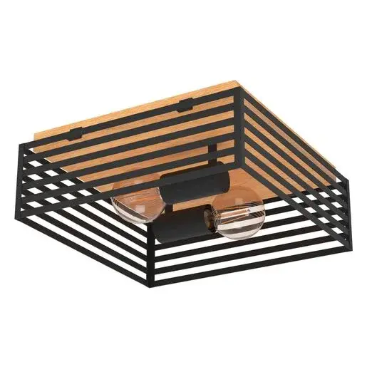 Stropné osvetlenie Eglo CIDRAZ čierna 390163