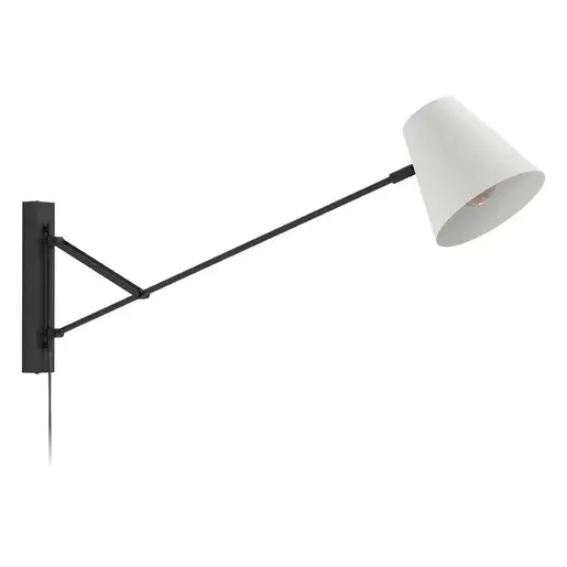 Nástenné svietidlo Eglo FORCADET čierna 900865