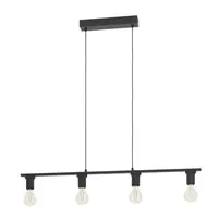 Závesné osvetlenie Eglo CAPOLIVERI-E čierna 74073